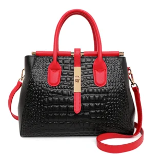 Crocodile Pattern Women's Handbag